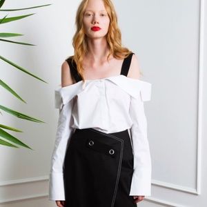 Mirimalist Off Shoulder White Blouse | NWT